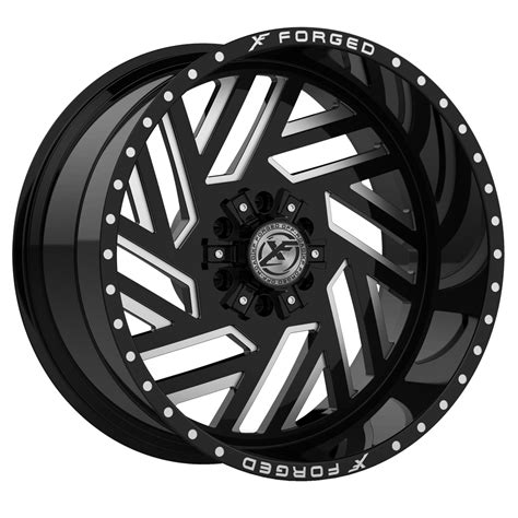 XF Offroad Forged XFX 304 Black With Milled Windows Lowest Prices