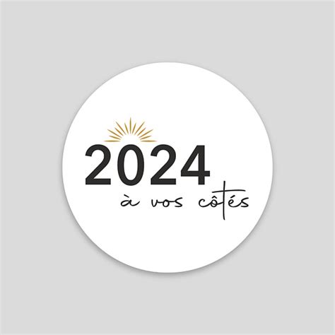 Stickers Voeux Entreprise Une Ann E Vos C T S