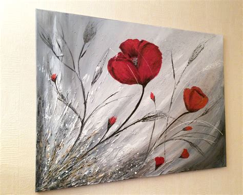 Coquelicots La Peinture En Abstrait