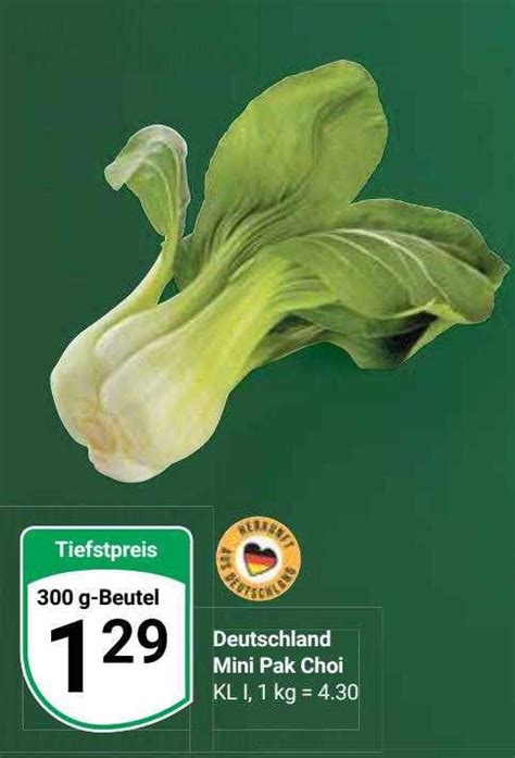 Deutschland Mini Pak Choi Angebot Bei Globus