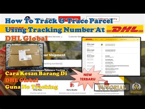 Baru Cara Cek No Tracking Kesan Barang DHL Global How To Track Trace