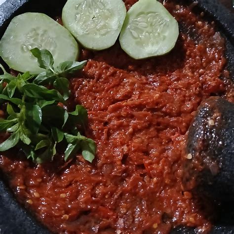 Resep Sambal Terasi Tomat Mealy