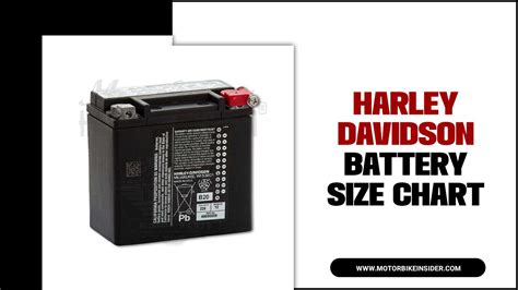 Harley Davidson Battery Size Chart Follow This Guideline