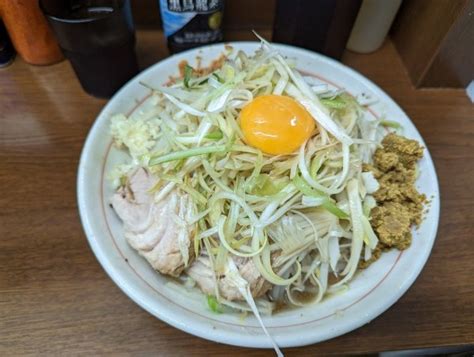 『汁なし ネギ』ラーメン二郎 横浜関内店のレビュー ラーメンデータベース