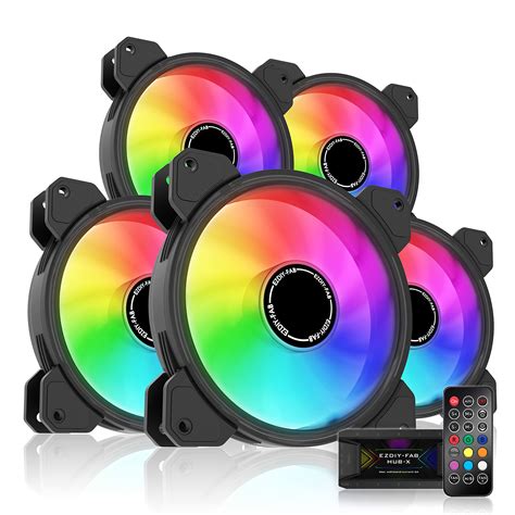 Buy EZDIY FAB ARGB 120mm Case Fans Motoard Aura Sync Fan High Airflow