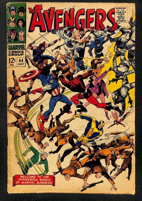 The Avengers Comic Books Silver Age Marvel Hipcomic