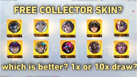 MLBB ASPIRANTS UNITE PATTERN CAN WE GET COLLECTOR SKIN USING FREE