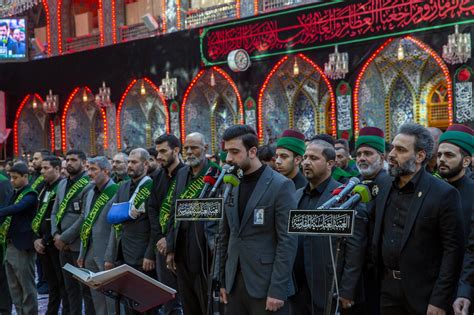 Mourning Processions On Martyrdom Of Sayyida Fatima In Karbala Shrines