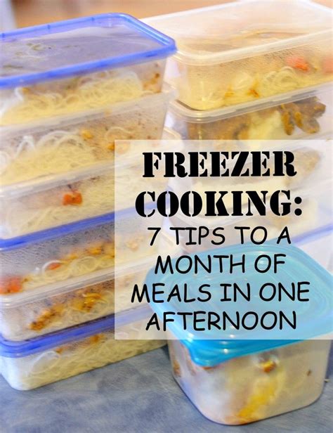 How To Cook A Month Worth Of Meals In One Afternoon Freezer Cooking