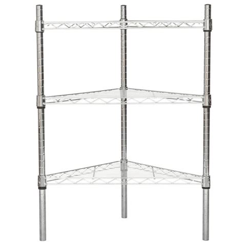 Regency Nsf Chrome Triangle Shelf Kit With Posts