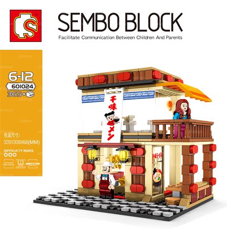 Buy Slstoys Sembo Block Building Street Series Ramen Shop No 601024 365