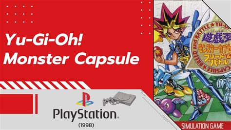 Yu Gi Oh Monster Capsule PS1 1998 YouTube