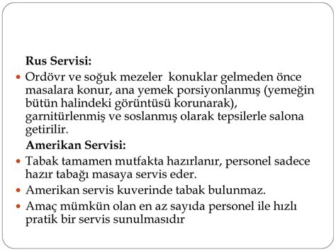 Geleneksel Servis Türleri - ppt indir