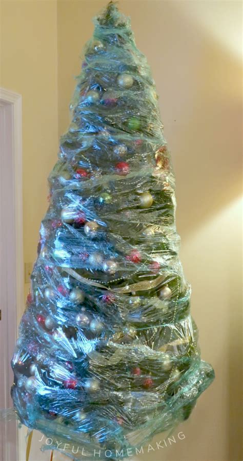 Saran Wrap Christmas Tree Best Decorations