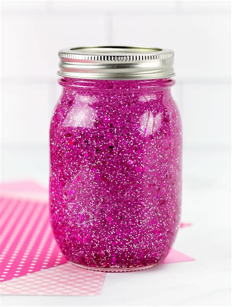 Pink Glitter Jar Instructions Fireflies And Mud Pies