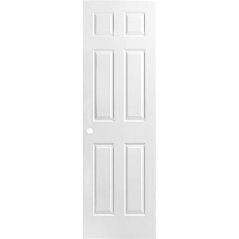 Masonite 24 Inch X 80 Inch Primed 6 Panel Hollow Core Textured Interior Door Slab The Home