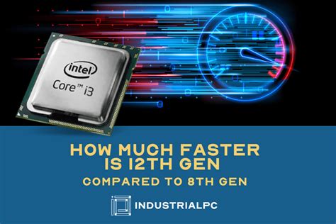 How Much Faster is 12th Gen i3 Processor Compared to 8th Gen i3?