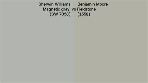 Sherwin Williams Magnetic Gray SW 7058 Vs Benjamin Moore Fieldstone