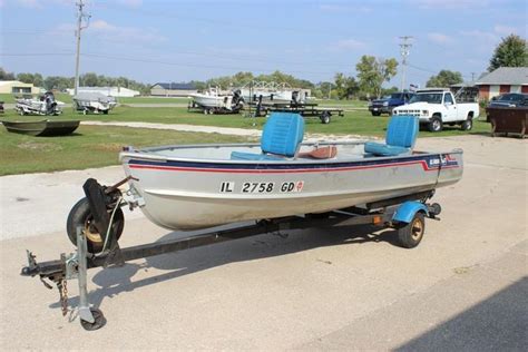 1980 Alumacraft F7 14 Ft Canton Illinois Buells Marine