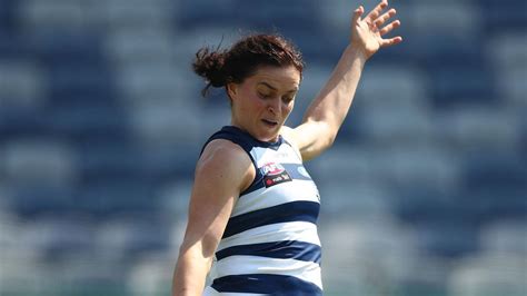 Aflw Player Focus Meg Mcdonald Geelong Aussie Rules Rookie Me Central