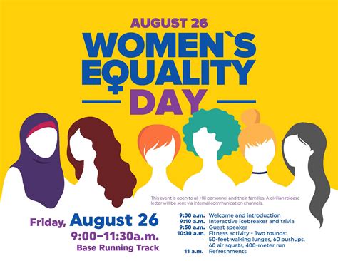 Save The Date Womens Equality Day Celebration Aug 26 Hill Air