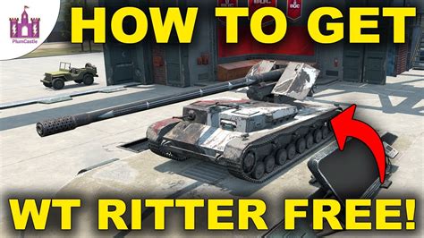 How To Get The New WT Ritter For FREE WoT Blitz YouTube