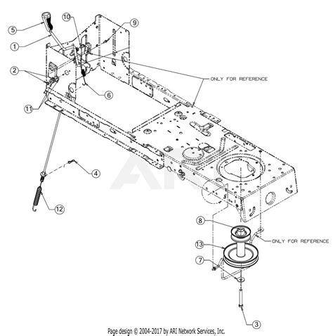 Troy Bilt Bronco Parts Diagram Drive Belt