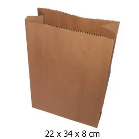 Brown Paper Packaging Bag Capacity 2kg 80 Gsm At Rs 64kg In Sirkali