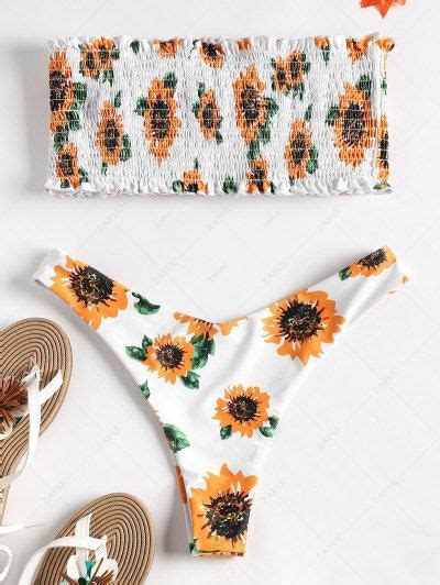 Sunflower Bikini Sunflower Swimsuit And Bathing Suit Online Zaful