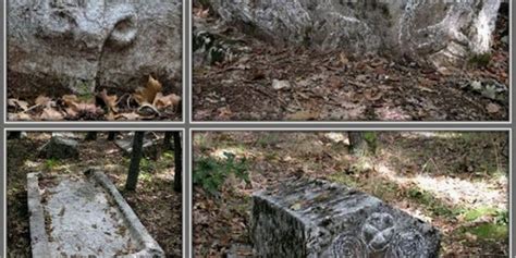 Borak Necropolis With Tombstones In Burati Village Historical Site