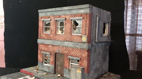 Destroyed Building Diorama 41 Youtube