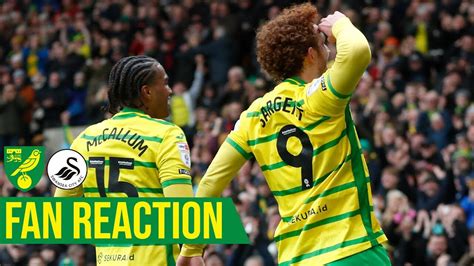 We Settled For A Draw Fan Reaction Norwich City 2 2 Swansea City