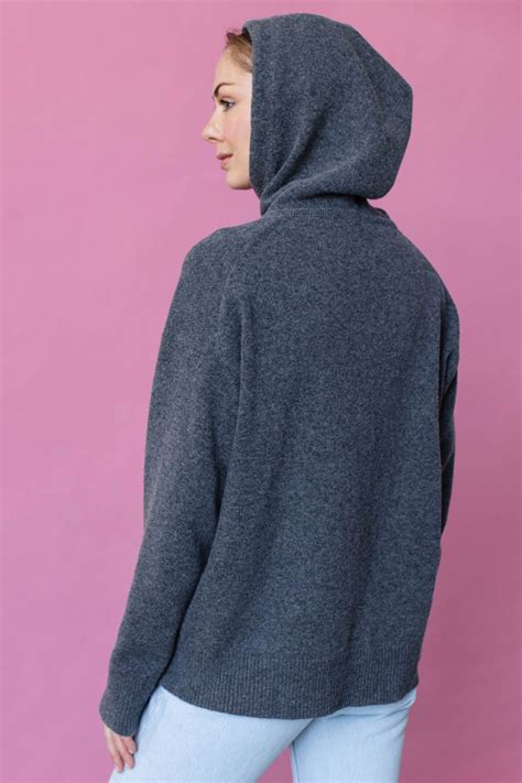 Худи с молнией и капюшоном - черный | KTSPORT