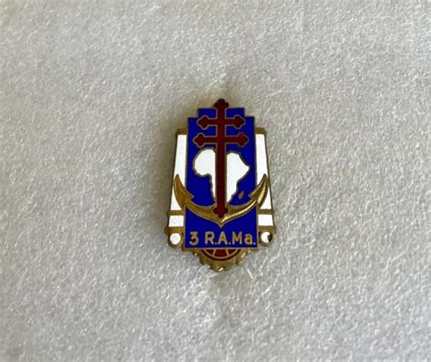 Insigne Rama R Giment Dartillerie De Marine Eur Picclick Fr