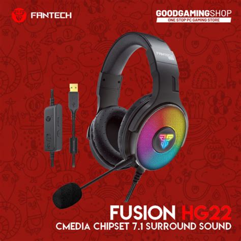 Fantech Fusion Hg Virtual Surround Gaming Headset Midas