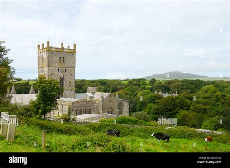 St David's Cathedral in Wales Stock Photo - Alamy