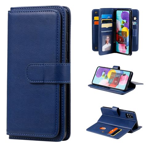 Dteck Folio Wallet Case For Samsung Galaxy A71 5g Model Sm A716 9 Cedit Card Slots And Cash