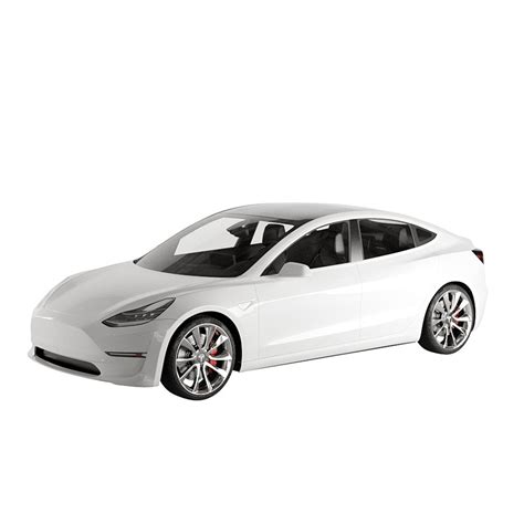 Tesla Model 3 - 3D Model for Corona