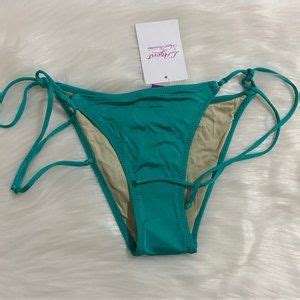 Agent Provocateur Swim L Agent Provocateur Robbie Green Peacock Bikini Nwt Poshmark