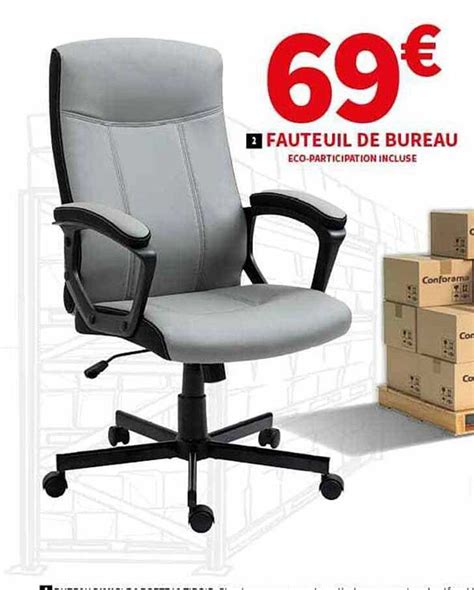 Promo Fauteuil De Bureau Chez Conforama Icatalogue Fr