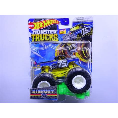 Jual Hot Wheels Monster Trucks Bigfoot Biru Shopee Indonesia