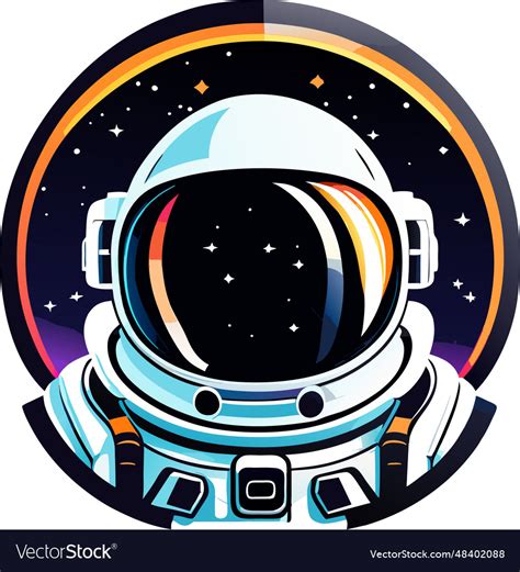 Astronaut logo mascot astronaut logo esport Vector Image