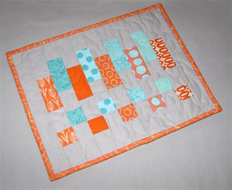 Sew Fantastic Mug Rug Tutorial Scrappy Colorblock