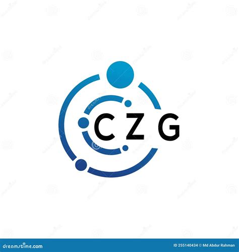 CZG Letter Logo Design On White Background. CZG Creative Initials ...