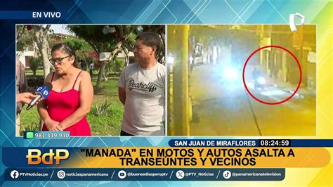 Sjm Denuncian Aumento De Robos En Manada Con Motos Y Carros En Parque