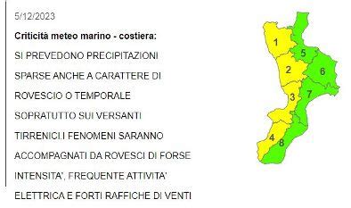 Torna Il Maltempo In Calabria Con Piogge E Forti Venti Approdo Calabria