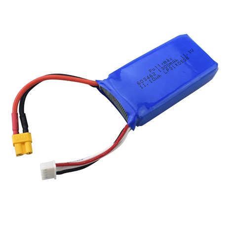 11.1V 1300mAh Lipo Battery For XK X450 FPV RC Rechargeable Battery