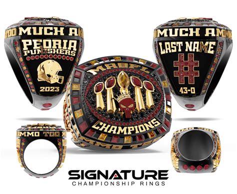 Football Championship Rings Signature Championship Rings