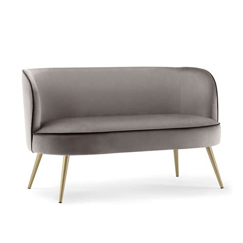 Candy Two Seat Sofa Metal Legs Andy Thornton