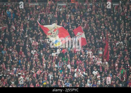 Leipzig Deutschland 20 April 2022 Fußball DFB Pokal RB Leipzig